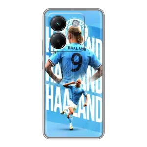 Чехлы с принтом для Xiaomi Poco M7 Pro 5G Футболист (Erling Haaland)