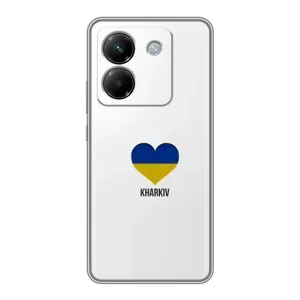 Чехлы силиконовые (Город Харьков) на Поко М7 Про 5Джи (Kharkiv)
