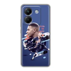 Чехол (TPU) с Футболистом на Xiaomi Poco M7 Pro 5G (Килиан)