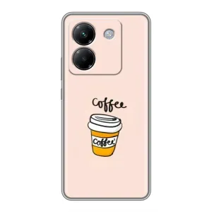 Чехол с изображением вкусной еды для Xiaomi Poco M7 Pro 5G (Кружка кофе)