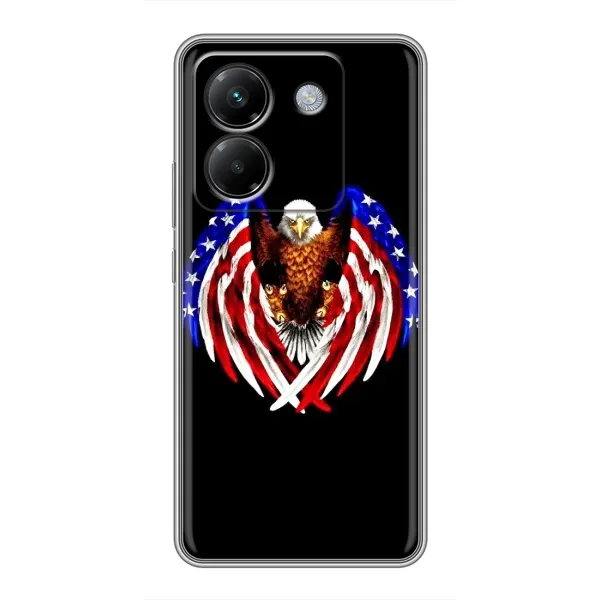 Чехол с рисунком «Крылья США» для Xiaomi Poco M7 Pro 5G