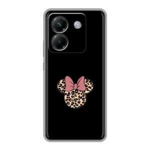 Чохол з леопардовим принтом на Xiaomi Poco M7 Pro 5G (Леопардова Мінні)