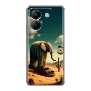 Чехол с мемами тралалело тралала для Xiaomi Poco M7 Pro 5G (Лирили ларила)