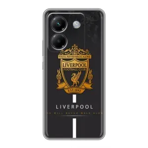 Силиконовые Чехлы принт Футбол на Xiaomi Poco M7 Pro 5G (Liverpool)