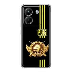 Чохол (TPU) з картинкою "Лого Пабг" на Поко М7 Про 5Джі (Логотип PUPG)