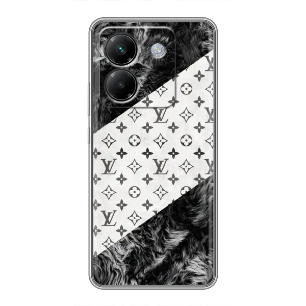 Чехол с рисунком «LV на белом» для Xiaomi Poco M7 Pro 5G
