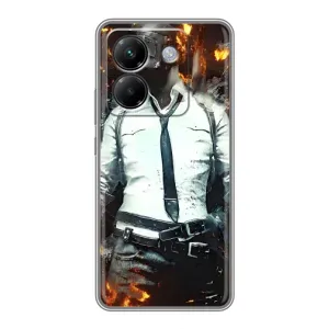 Чохол з картинкою "Герой Pubg" на Xiaomi Poco M7 Pro 5G (Man Пубг)