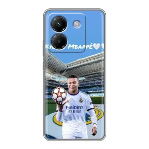 Чехол (TPU) с Футболистом на Xiaomi Poco M7 Pro 5G (Mbappe Real)