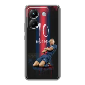 Чехол (TPU) с Футболистом на Xiaomi Poco M7 Pro 5G (MBAPPE 10)