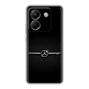 Силиконовый бампер с картинкой машины на Xiaomi Poco M7 Pro 5G (Mercedes)