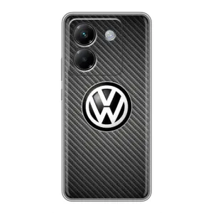 Чехол "Фольксваген" для Xiaomi Poco M7 Pro 5G (На карбоне)