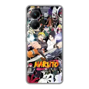 Купить Чехлы на телефон с принтом Anime для Xiaomi Poco M7 Pro 5G (Наруто постер)