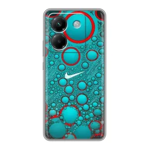 Силіконовый Чохол на Xiaomi Poco M7 Pro 5G з картинкою НАЙК (Найк зелений)