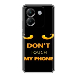 Чехол с Прикольным принтом на Xiaomi Poco M7 Pro 5G (Не трогай мой телефон)