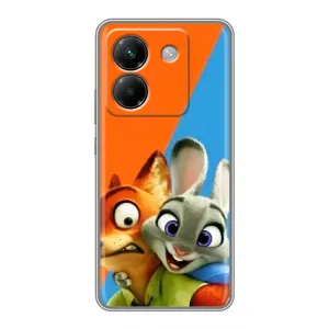 Чохли ЗООТРОПОЛІС для Xiaomi Poco M7 Pro 5G (Нік і Хопс)
