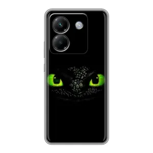 Чехол дракон Беззубик для Xiaomi Poco M7 Pro 5G (Глаза Беззубика)
