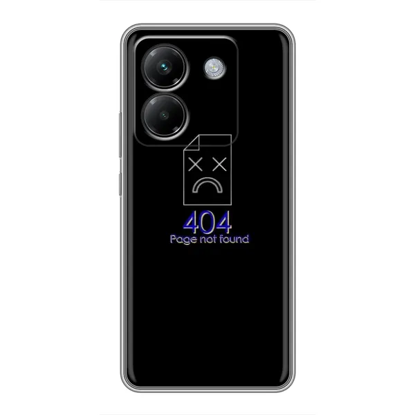 Чехол с рисунком «Ошибка 404» для Xiaomi Poco M7 Pro 5G Чехол с рисунком «Ошибка 404» для Xiaomi Poco M7 Pro 5G