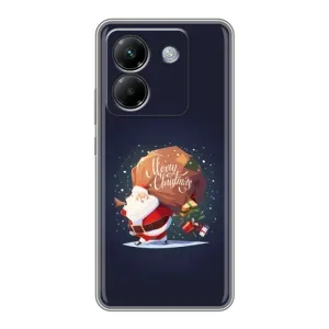 Чехол Санта Клаус для Xiaomi Poco M7 Pro 5G (Подарки от Санты)