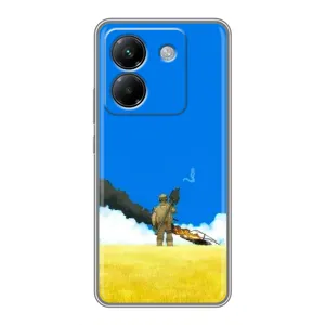 Чехлы на военную тематику для Xiaomi Poco M7 Pro 5G (Попадание)