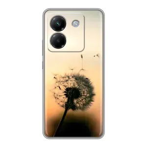 Силіконовий Чохол з кульбабками на Xiaomi Poco M7 Pro 5G (Роздмухана кульбабка)