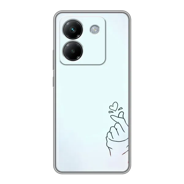 Чехол с рисунком «Сердце на голубом» для Xiaomi Poco M7 Pro 5G Чехол с рисунком «Сердце на голубом» для Xiaomi Poco M7 Pro 5G