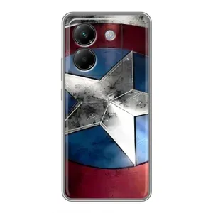 Чохол с Щітом Капітана Америки на Xiaomi Poco M7 Pro 5G (Щит Капітана Америки)