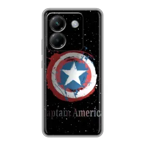 Чохол с Щітом Капітана Америки на Xiaomi Poco M7 Pro 5G (Щит Капітана)
