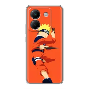 Чехлы с принтом Наруто на Xiaomi Poco M7 Pro 5G (Силуэт Наруто)