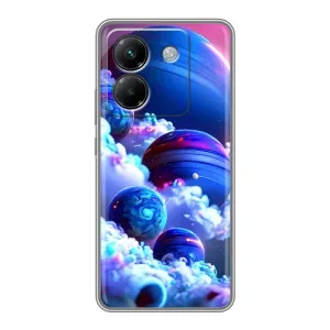 Чохли КОСМОС на Xiaomi Poco M7 Pro 5G (Сині планети)