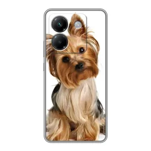 Чехол (ТПУ) Милые собачки для Xiaomi Poco M7 Pro 5G (Собака Терьер)