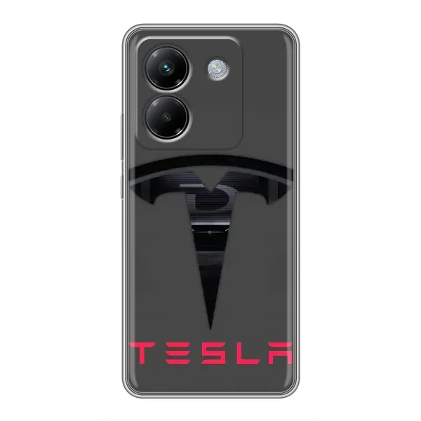 Чехол с рисунком «Logo TESLA» для Xiaomi Poco M7 Pro 5G Чехол с рисунком «Logo TESLA» для Xiaomi Poco M7 Pro 5G