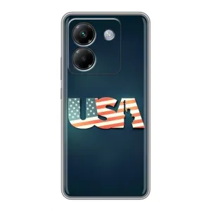 Чехол с рисунком «USA» для Xiaomi Poco M7 Pro 5G