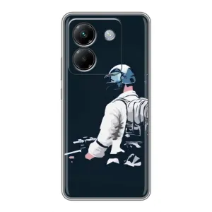 Чохол з картинкою "Герой Pubg" на Xiaomi Poco M7 Pro 5G (В екіперівці)
