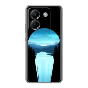 Літній Чохол на Xiaomi Poco M7 Pro 5G (Синій Водоспад)