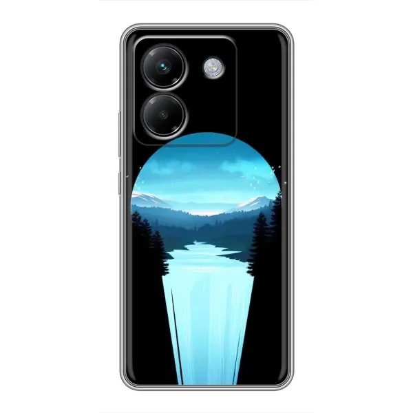 Чехол с рисунком «Синий Водопад» для Xiaomi Poco M7 Pro 5G Чехол с рисунком «Синий Водопад» для Xiaomi Poco M7 Pro 5G