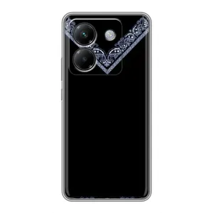 Силиконовый Чехол на Xiaomi Poco M7 Pro 5G (Воротник вышиванки)