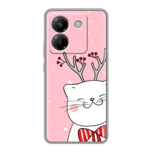 Чехол на тематику: Коты для Xiaomi Poco M7 Pro 5G (Зимний кот)