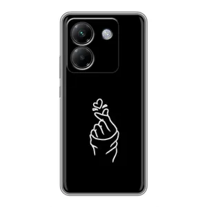 Чехлы (Знак сердечка) на Xiaomi Poco M7 Pro 5G (Знак Сердечка)