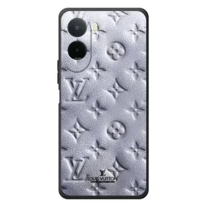 Текстурний Чохол Louis Vuitton для Поко М7 (Білий ЛВ)
