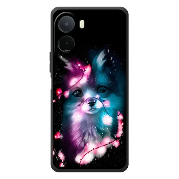 Чехол с рисунком «Черная Лиса» для Xiaomi POCO M7 Чехол с рисунком «Черная Лиса» для Xiaomi POCO M7