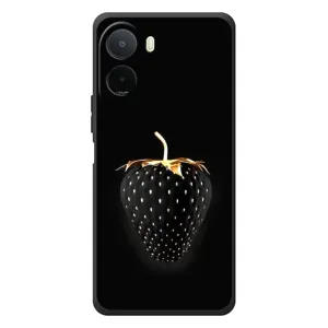Чохол з зображенням смачної їжі для Xiaomi POCO M7 (Чорна полуниця)