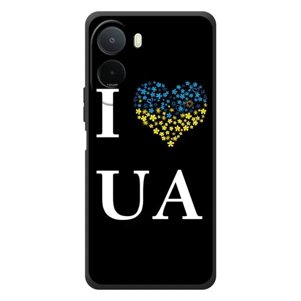 Чехол с рисунком «I Love UA» для Xiaomi POCO M7 Чехол с рисунком «I Love UA» для Xiaomi POCO M7