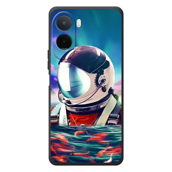 Чехол с рисунком «Космонавт в воде» для Xiaomi POCO M7 Чехол с рисунком «Космонавт в воде» для Xiaomi POCO M7