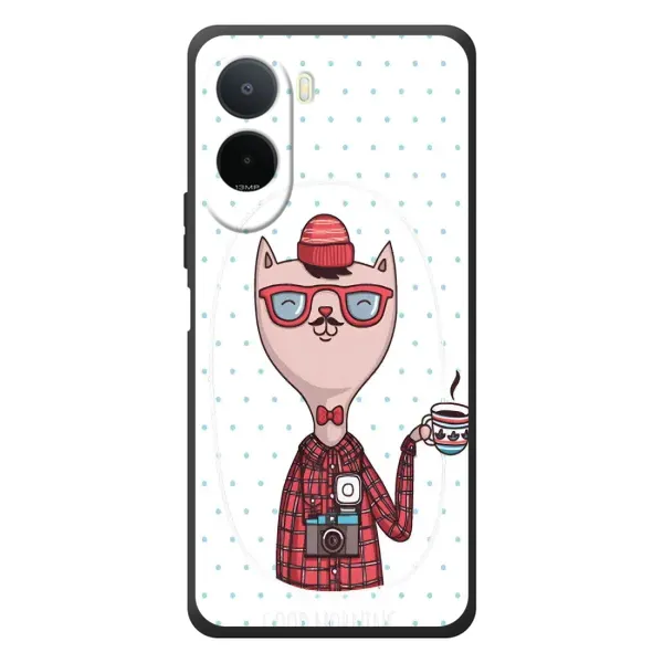 Чехол с рисунком «Кот аристократ» для Xiaomi POCO M7 Чехол с рисунком «Кот аристократ» для Xiaomi POCO M7