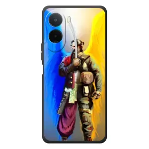 Чохол з картинкою (Патріотичний КОЗАК) на Xiaomi POCO M7 (КОЗАК  з крилами)