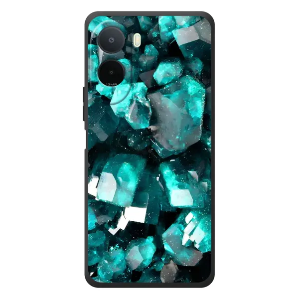 Чехол с рисунком «Кристалы» для Xiaomi POCO M7