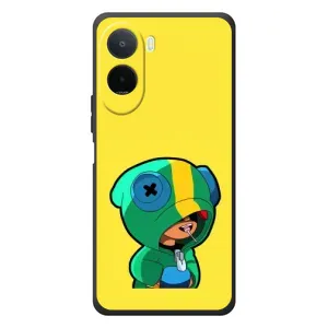 Чохол Бравл Старс для Xiaomi POCO M7 (Леон (LEON))