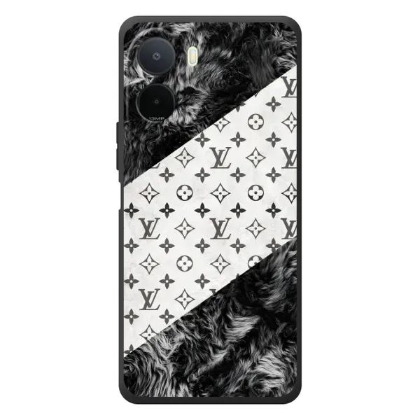 Чехол с рисунком «LV на белом» для Xiaomi POCO M7 Чехол с рисунком «LV на белом» для Xiaomi POCO M7
