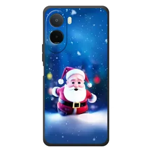 Чехлы на Новый Год Xiaomi POCO M7 (Маленький Дед Мороз)