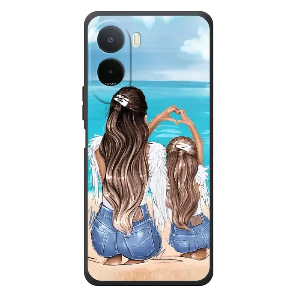 Чехол с рисунком «Мама и дочь» для Xiaomi POCO M7 Чехол с рисунком «Мама и дочь» для Xiaomi POCO M7